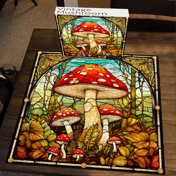 Puzzle di funghi vintage puzzle 1000 pezzi